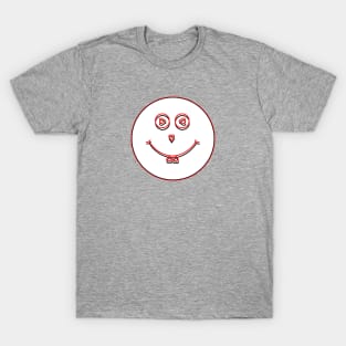 Love Smiley Emoticon Heart Romance  Adoration Happiness  Amour T-Shirt